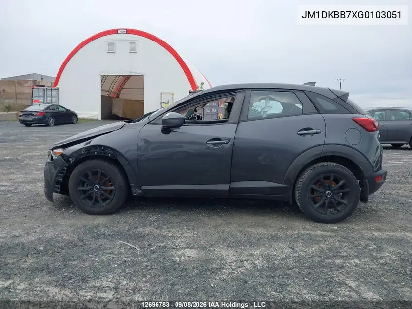 2016 MAZDA CX-3 VIN JM1DKBB7XG0103051 — фото 14