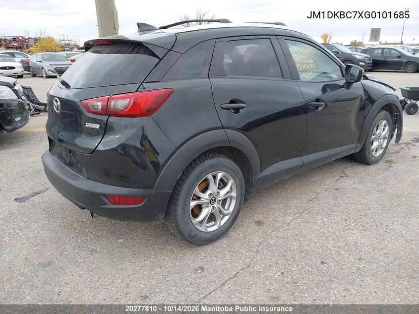 2016 MAZDA CX-3 VIN JM1DKBC7XG0101685 — фото 4