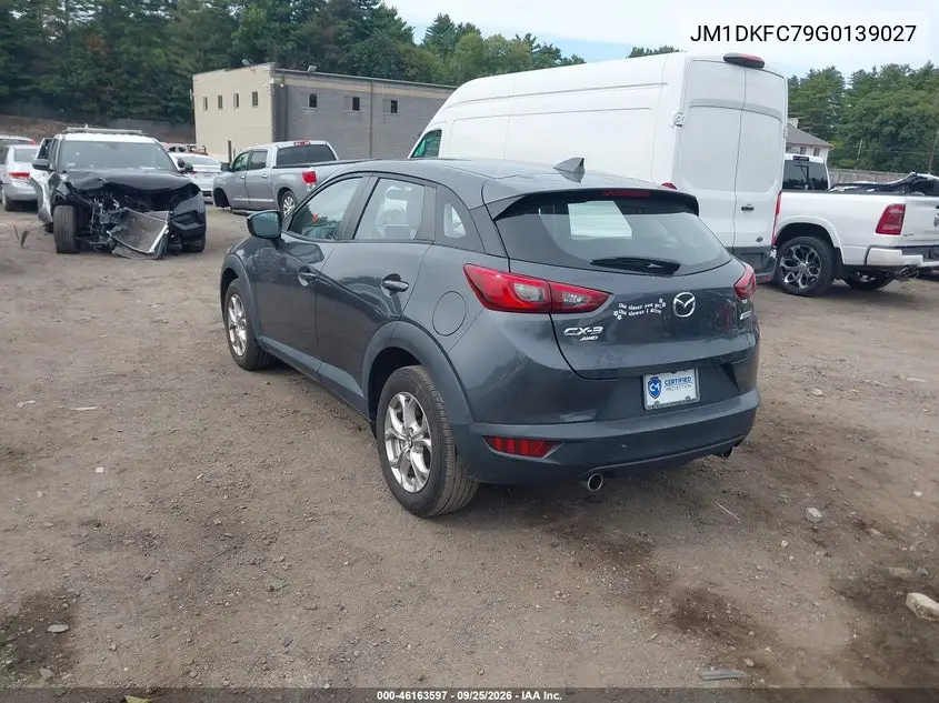 2016 MAZDA CX-3 VIN JM1DKFC79G0139027 — фото 3