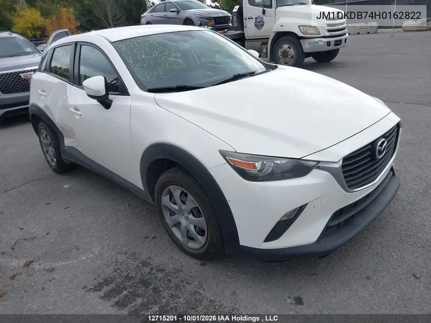 MAZDA CX-3 2017, VIN JM1DKDB74H0162822