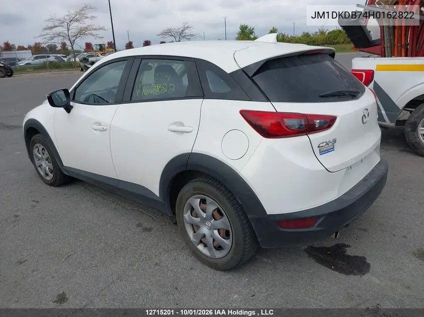 2017 MAZDA CX-3 VIN JM1DKDB74H0162822 — фото 3