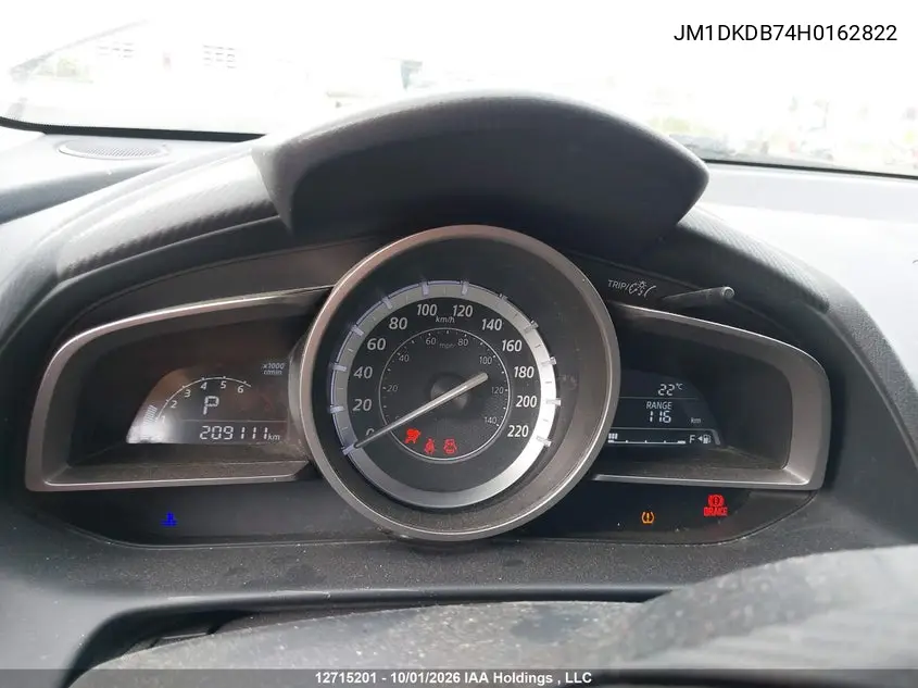 2017 MAZDA CX-3 VIN JM1DKDB74H0162822 — фото 7
