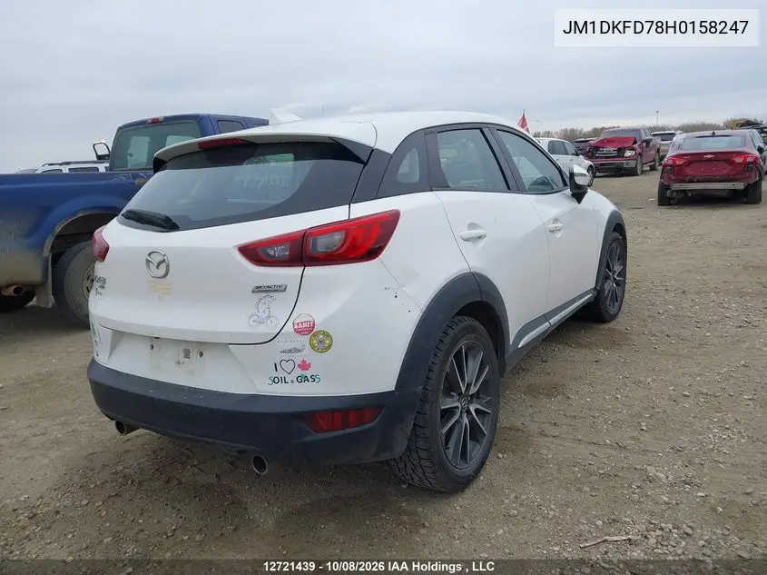 2017 MAZDA CX-3 VIN JM1DKFD78H0158247 — фото 4