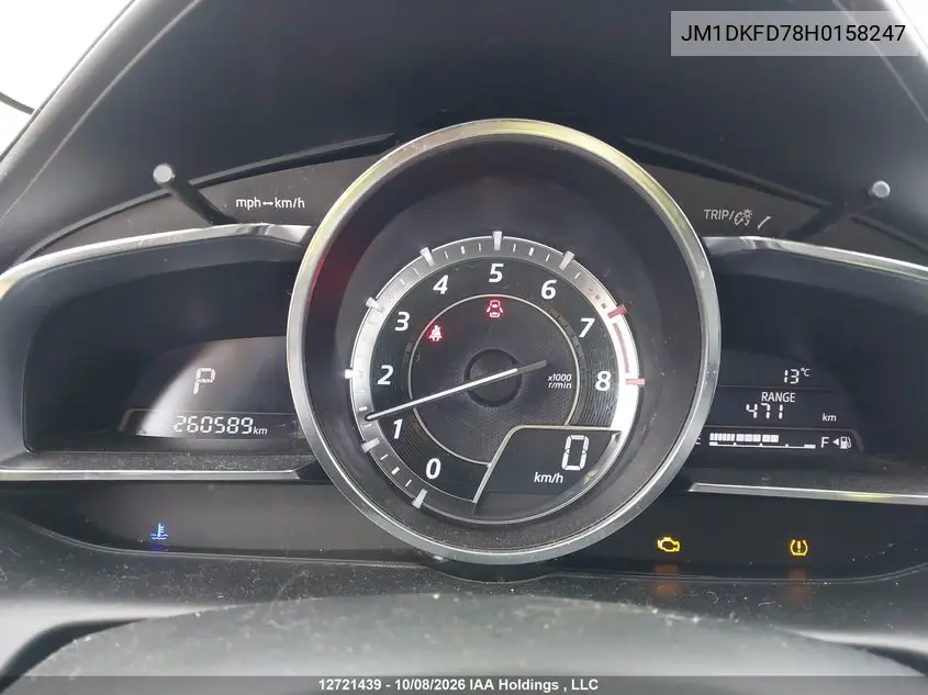 2017 MAZDA CX-3 VIN JM1DKFD78H0158247 — фото 7