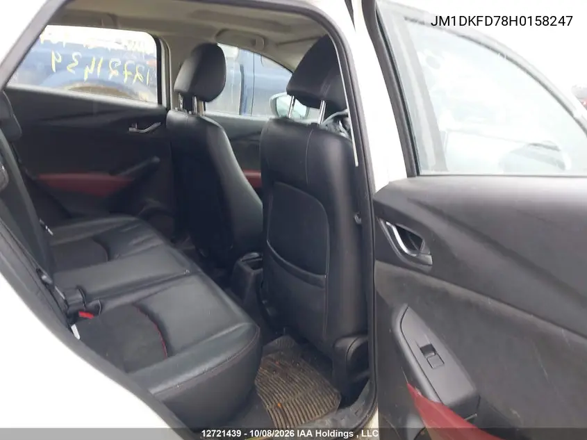 2017 MAZDA CX-3 VIN JM1DKFD78H0158247 — фото 8