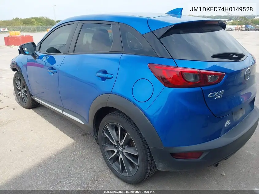 2017 MAZDA CX-3 VIN JM1DKFD74H0149528 — фото 3