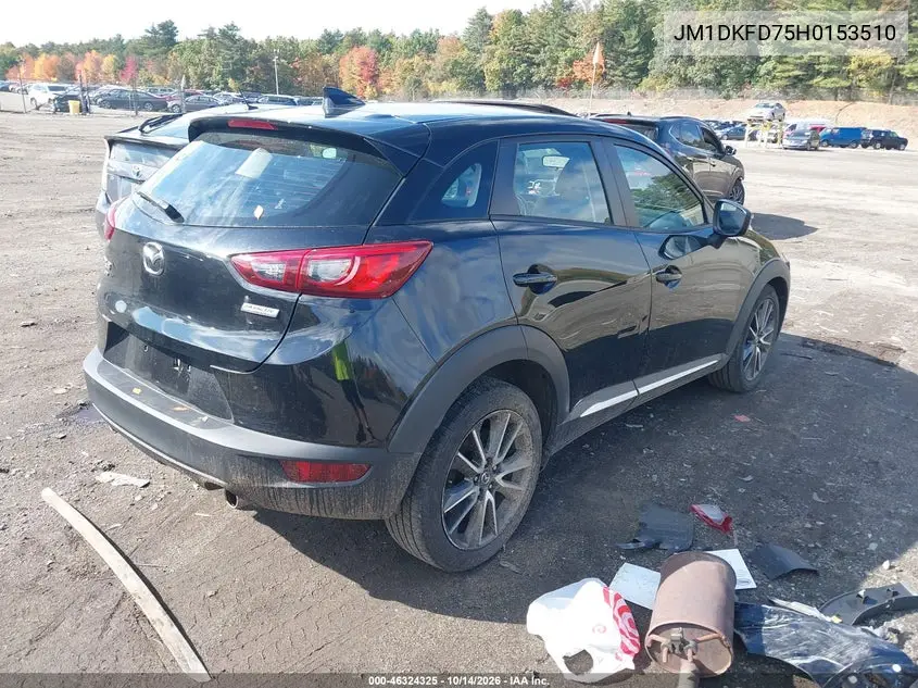 2017 MAZDA CX-3 VIN JM1DKFD75H0153510 — фото 4