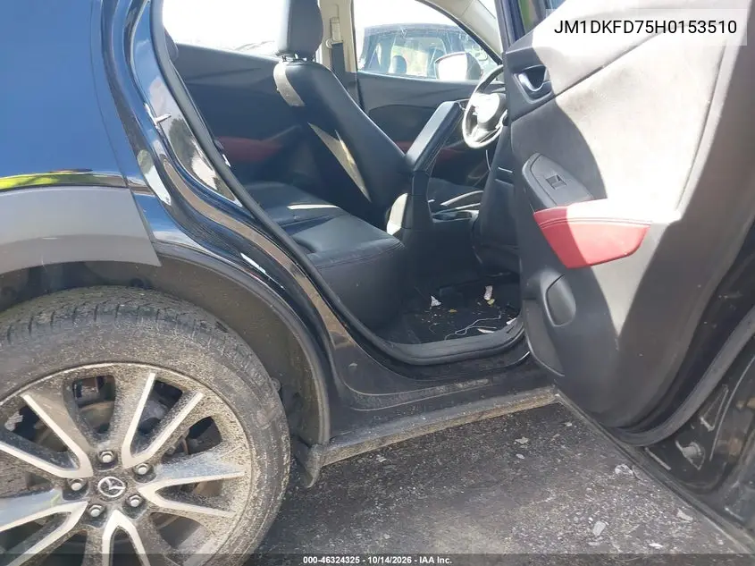 2017 MAZDA CX-3 VIN JM1DKFD75H0153510 — фото 5
