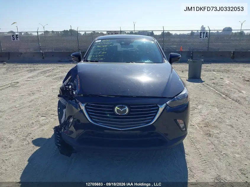 2018 MAZDA CX-3 VIN JM1DKFD73J0332053 — фото 12