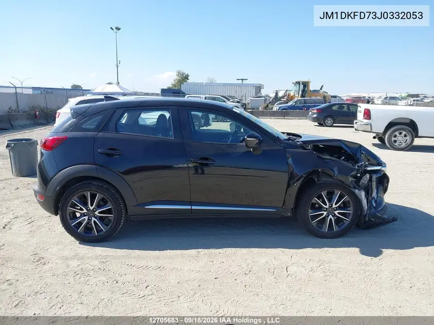 2018 MAZDA CX-3 VIN JM1DKFD73J0332053 — фото 13