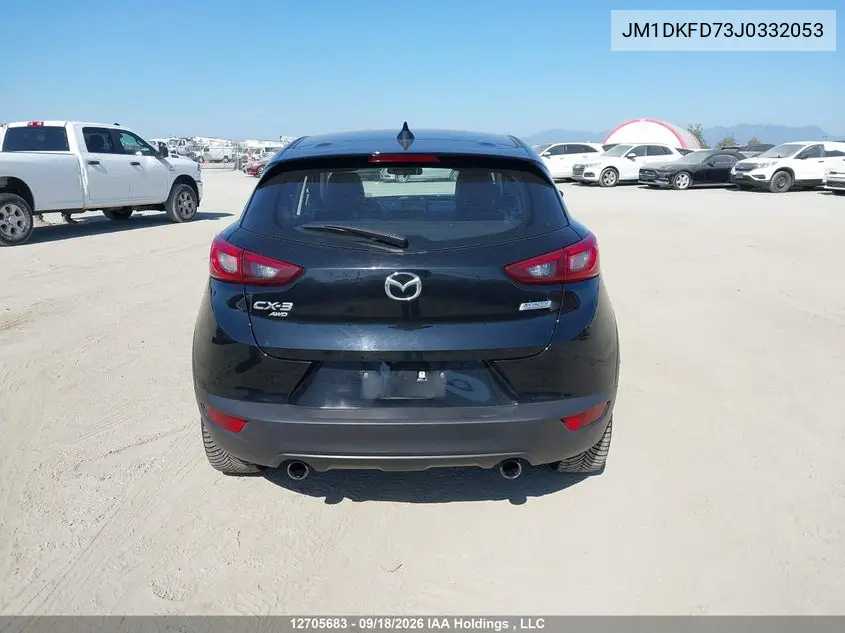 2018 MAZDA CX-3 VIN JM1DKFD73J0332053 — фото 16