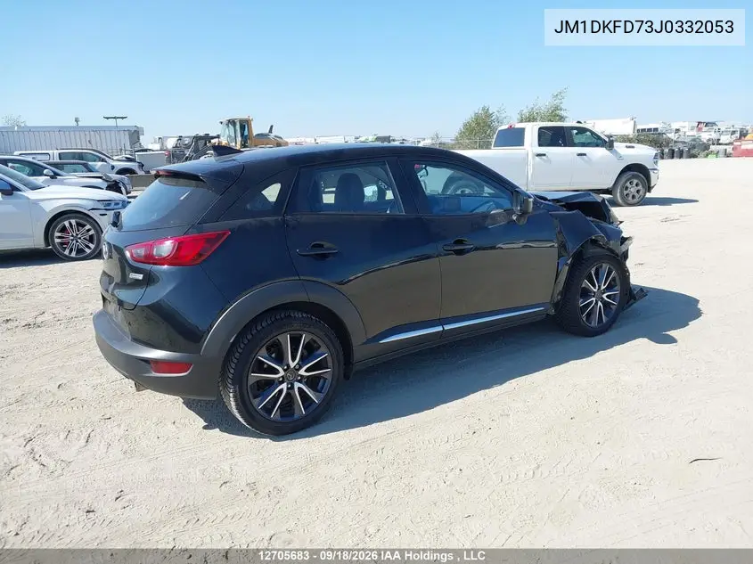 2018 MAZDA CX-3 VIN JM1DKFD73J0332053 — фото 4