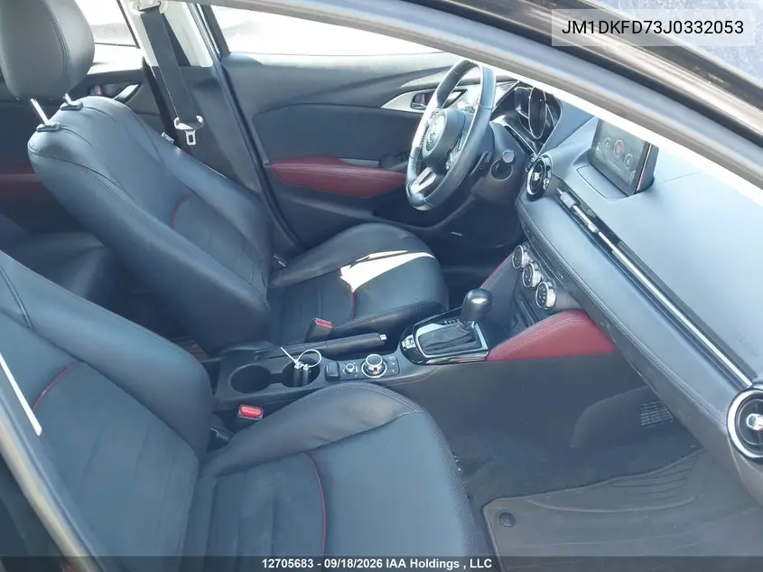 2018 MAZDA CX-3 VIN JM1DKFD73J0332053 — фото 5