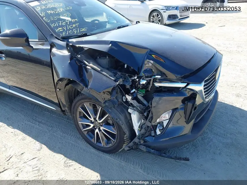 2018 MAZDA CX-3 VIN JM1DKFD73J0332053 — фото 6