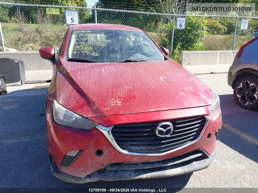 2018 MAZDA CX-3 VIN JM1DKDB70J0301088 — фото 12