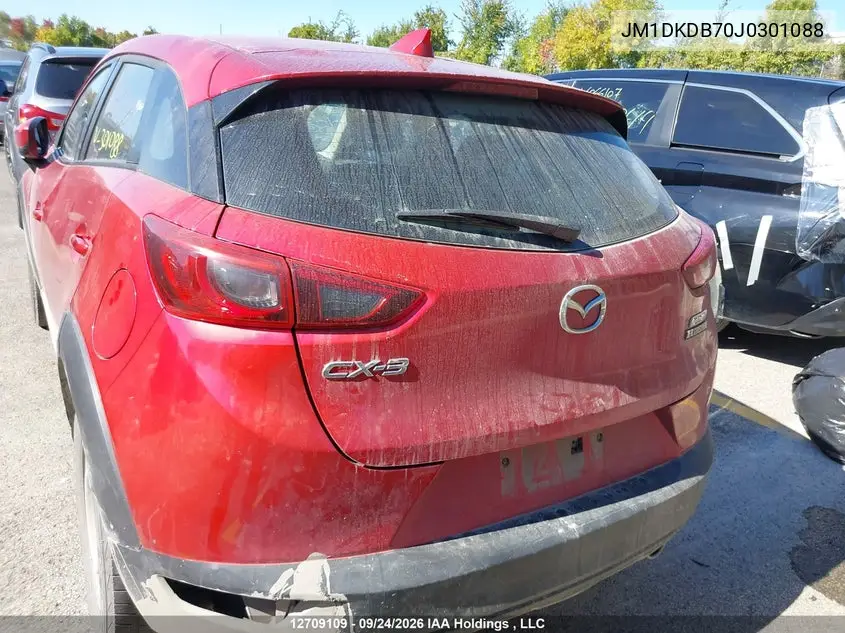 2018 MAZDA CX-3 VIN JM1DKDB70J0301088 — фото 16