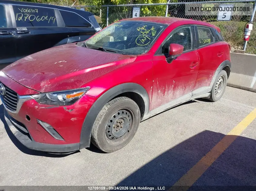 2018 MAZDA CX-3 VIN JM1DKDB70J0301088 — фото 21