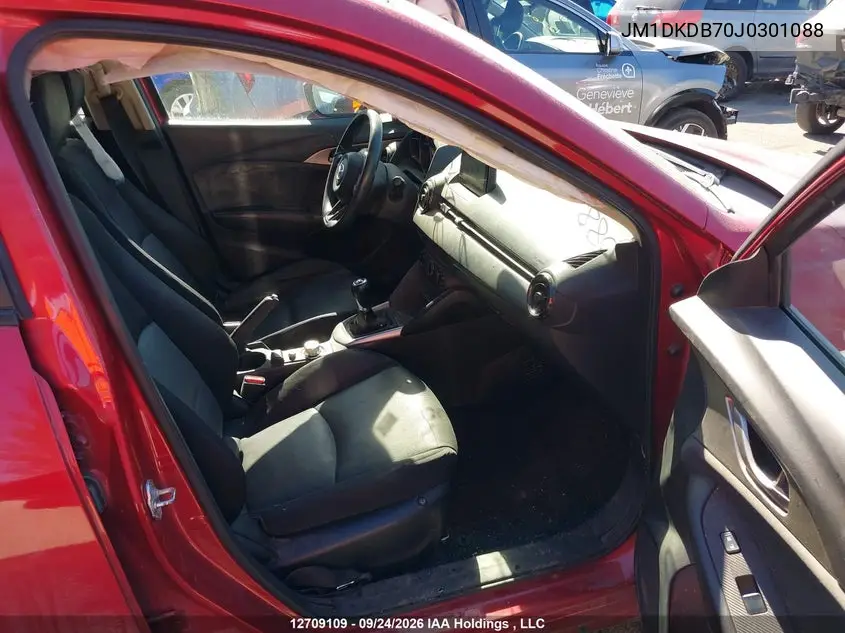 2018 MAZDA CX-3 VIN JM1DKDB70J0301088 — фото 5