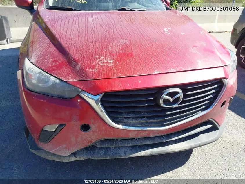 2018 MAZDA CX-3 VIN JM1DKDB70J0301088 — фото 6