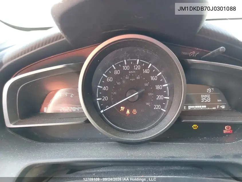 2018 MAZDA CX-3 VIN JM1DKDB70J0301088 — фото 7