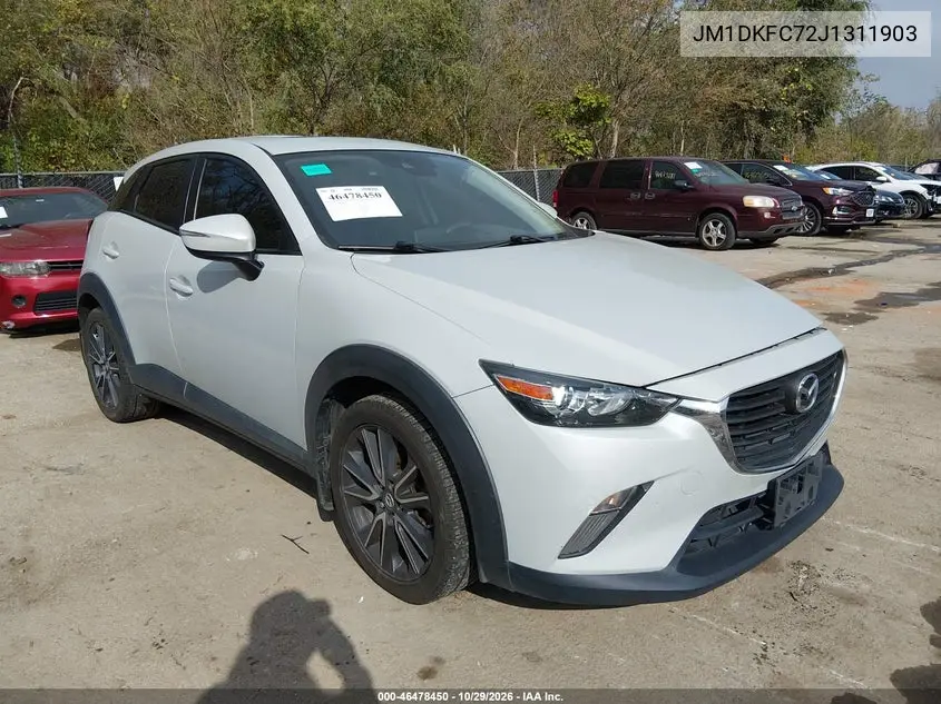 MAZDA CX-3 2018, VIN JM1DKFC72J1311903