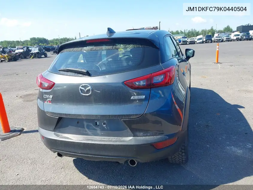 2019 MAZDA CX-3 VIN JM1DKFC79K0440504 — фото 15