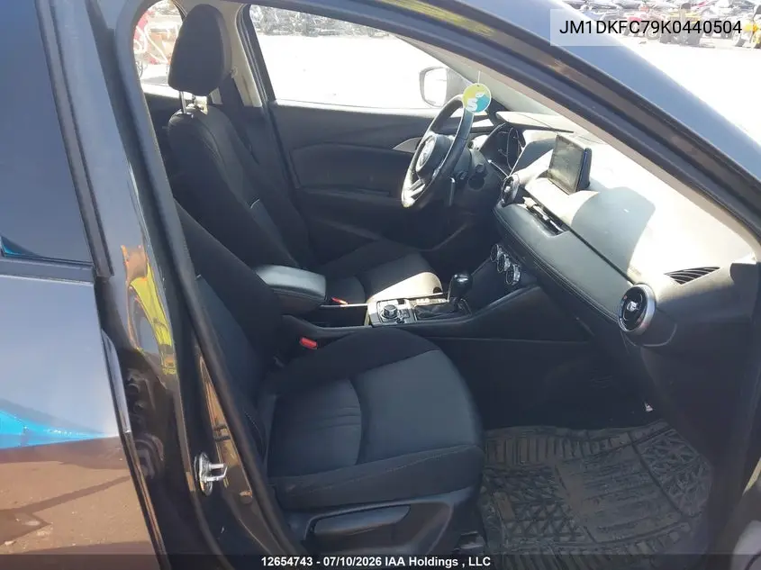 2019 MAZDA CX-3 VIN JM1DKFC79K0440504 — фото 5