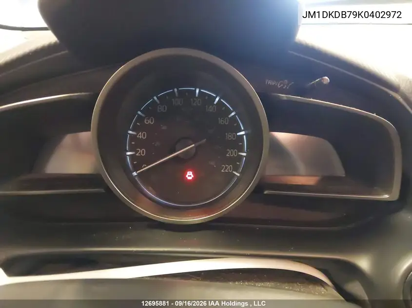 2019 MAZDA CX-3 VIN JM1DKDB79K0402972 — фото 15