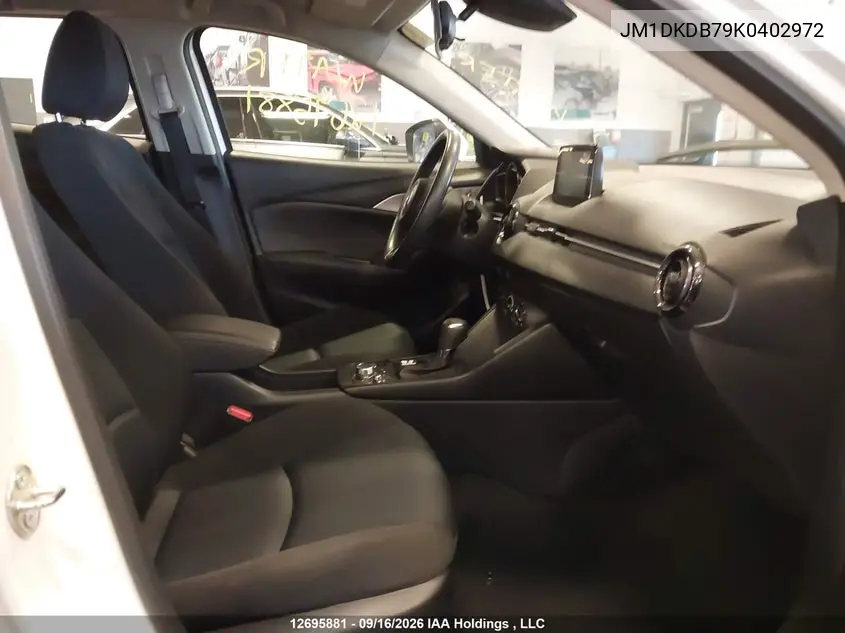 2019 MAZDA CX-3 VIN JM1DKDB79K0402972 — фото 5