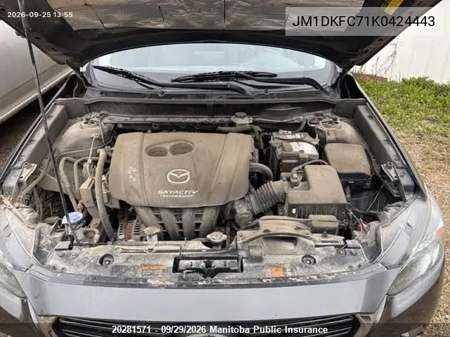 2019 MAZDA CX-3 VIN JM1DKFC71K0424443 — фото 10