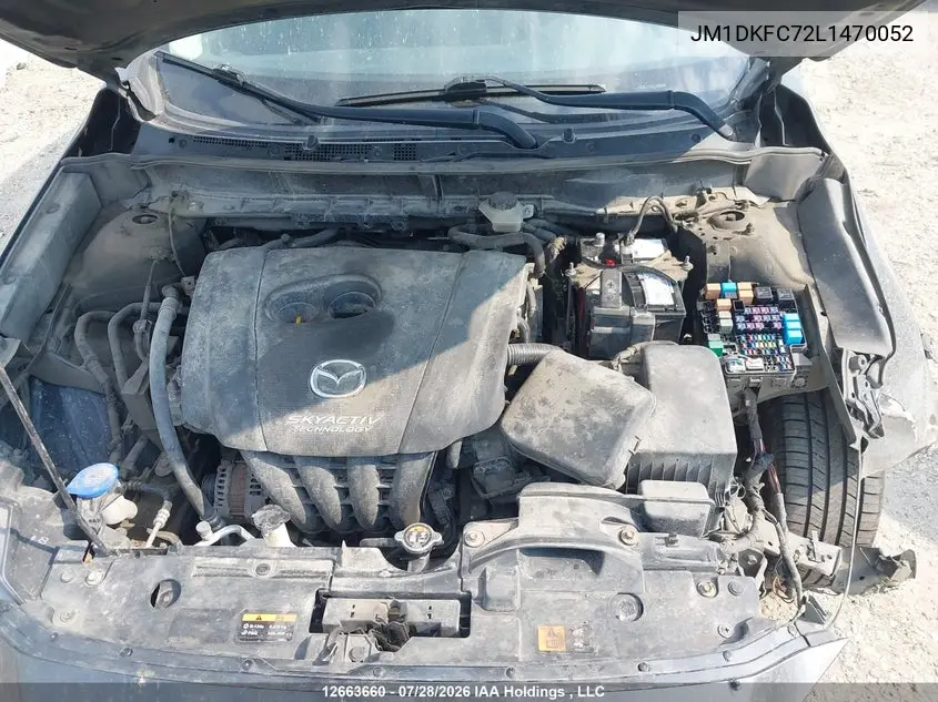2020 MAZDA CX-3 VIN JM1DKFC72L1470052 — фото 10