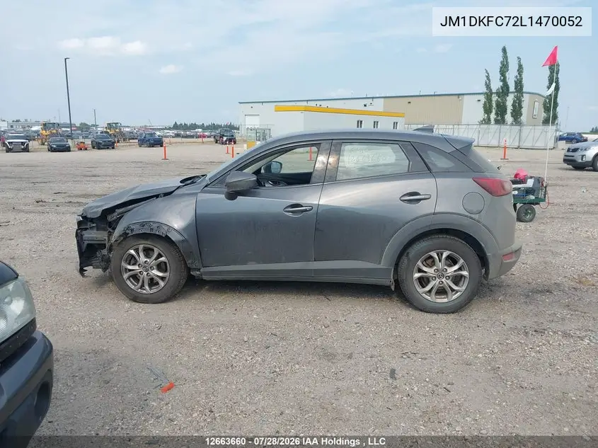 2020 MAZDA CX-3 VIN JM1DKFC72L1470052 — фото 14