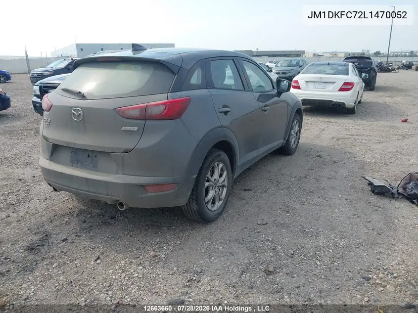 2020 MAZDA CX-3 VIN JM1DKFC72L1470052 — фото 4