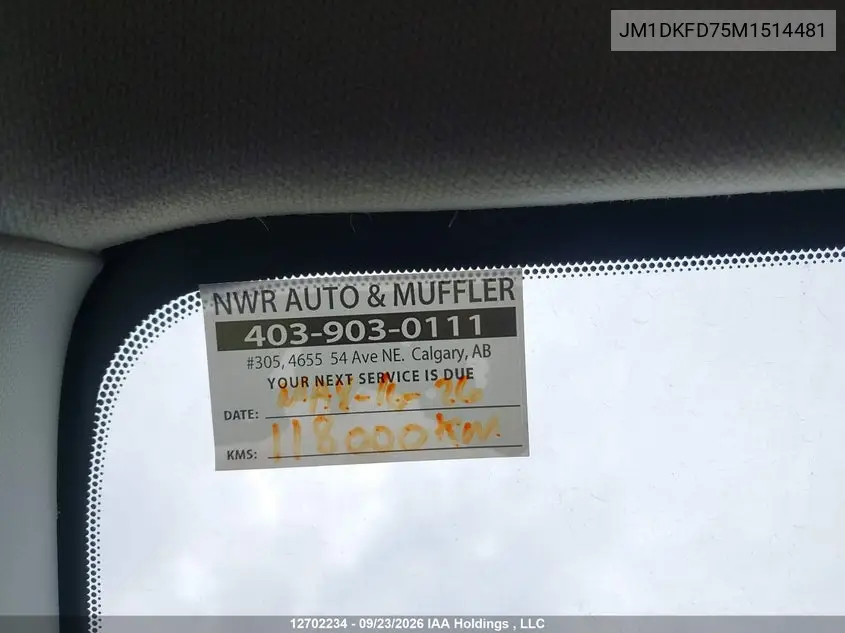 2021 MAZDA CX-3 VIN JM1DKFD75M1514481 — фото 21