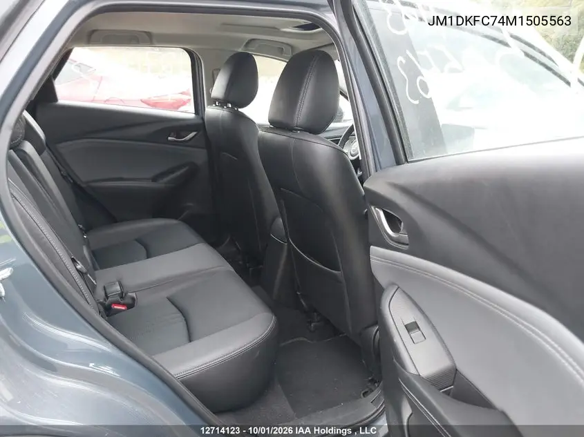 2021 MAZDA CX-3 VIN JM1DKFC74M1505563 — фото 8