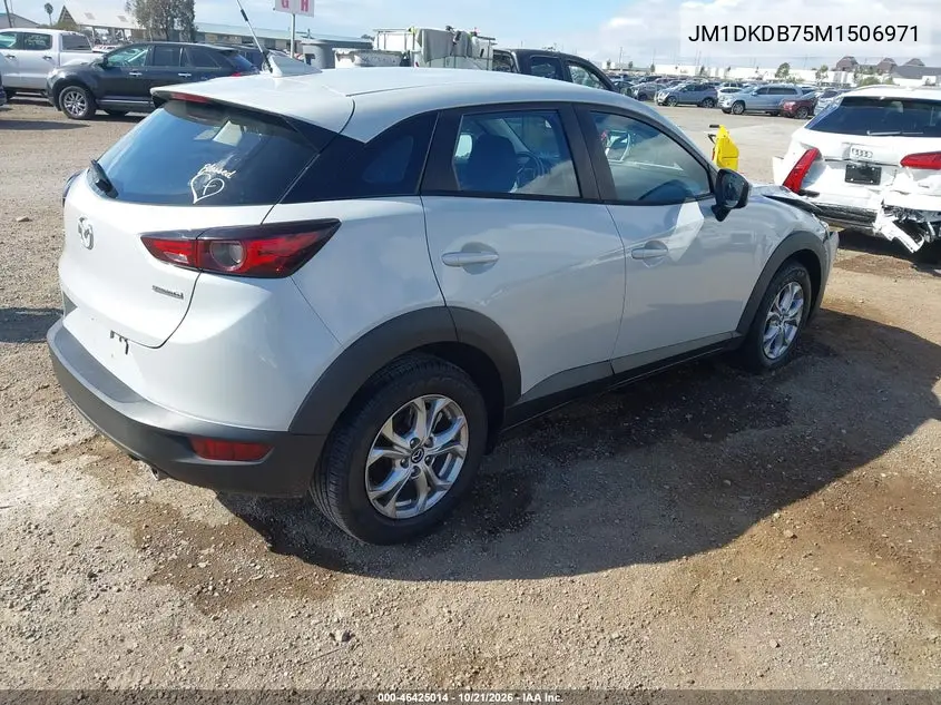 2021 MAZDA CX-3 VIN JM1DKDB75M1506971 — фото 4