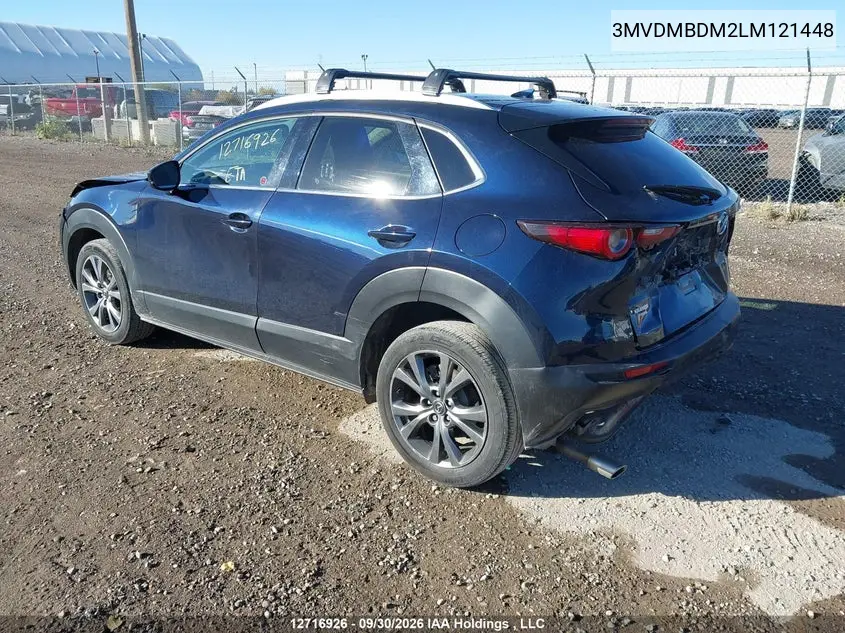 2020 MAZDA CX-30 VIN 3MVDMBDM2LM121448 — фото 3