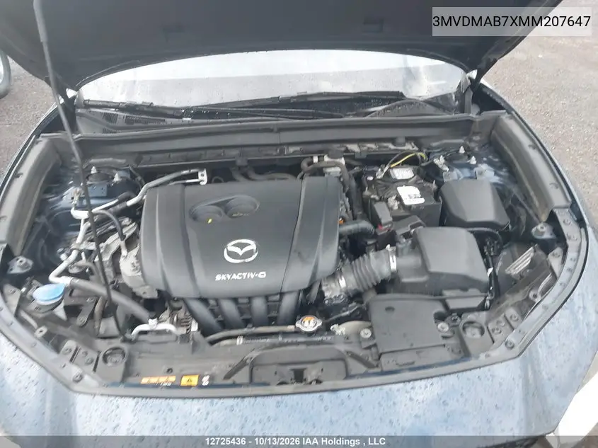 2021 MAZDA CX-30 VIN 3MVDMAB7XMM207647 — фото 10