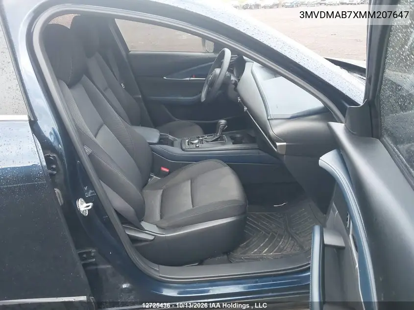 2021 MAZDA CX-30 VIN 3MVDMAB7XMM207647 — фото 5
