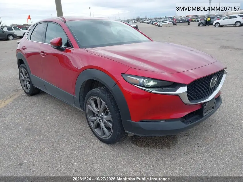 MAZDA CX-30 2021, VIN 3MVDMBDL4MM207157
