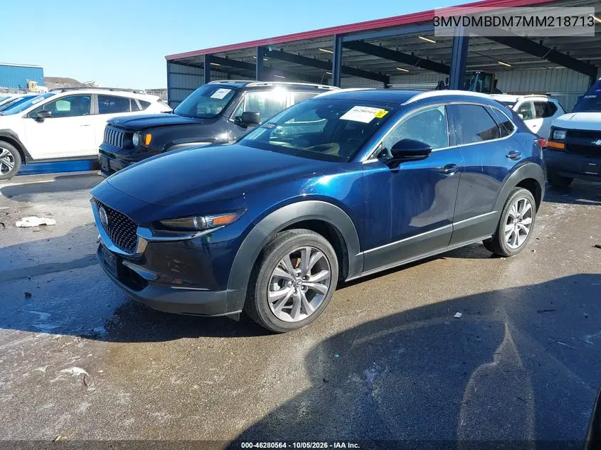 2021 MAZDA CX-30 VIN 3MVDMBDM7MM218713 — фото 2
