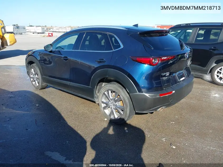 2021 MAZDA CX-30 VIN 3MVDMBDM7MM218713 — фото 3