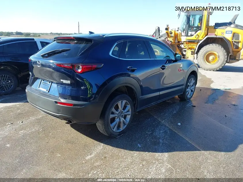 2021 MAZDA CX-30 VIN 3MVDMBDM7MM218713 — фото 4