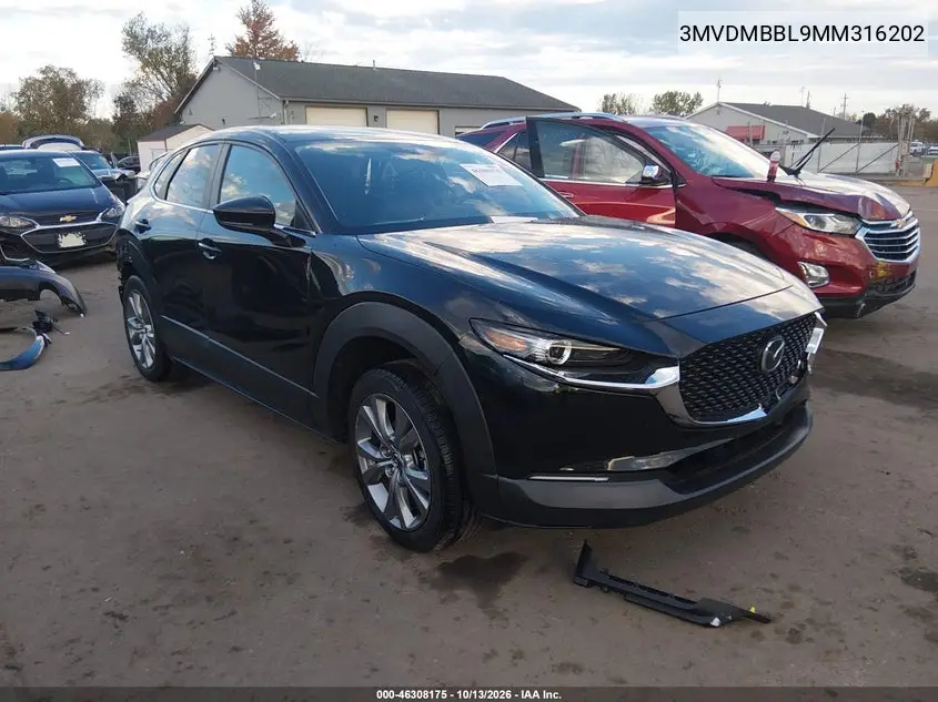 MAZDA CX-30 2021, VIN 3MVDMBBL9MM316202