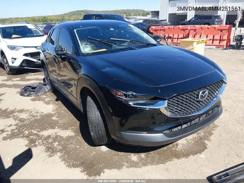 MAZDA CX-30 2021, VIN 3MVDMABL4MM251561