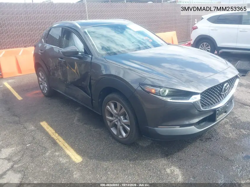 MAZDA CX-30 2021, VIN 3MVDMADL7MM253365