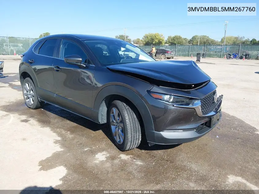 MAZDA CX-30 2021, VIN 3MVDMBBL5MM267760