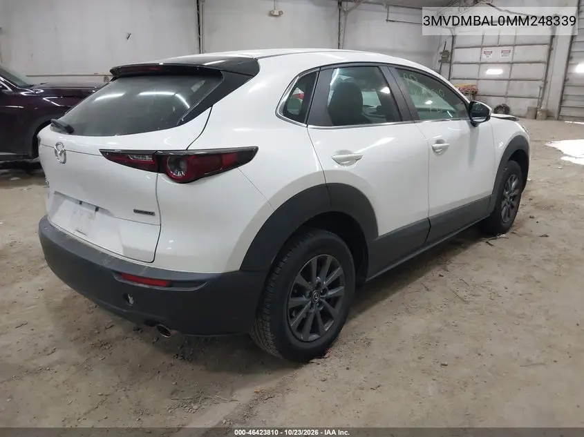 2021 MAZDA CX-30 VIN 3MVDMBAL0MM248339 — фото 4