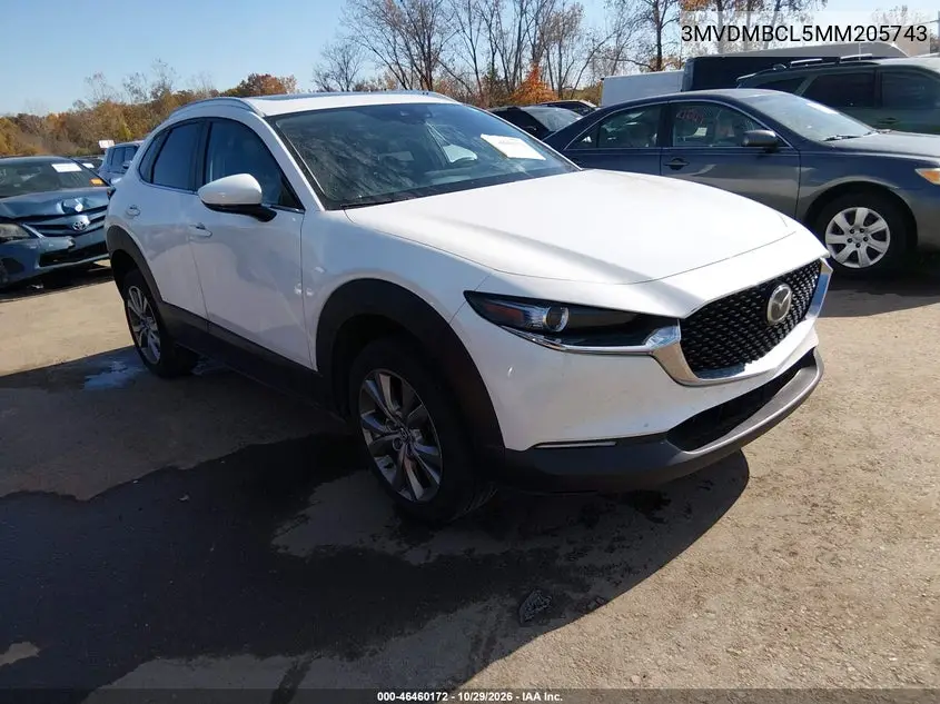MAZDA CX-30 2021, VIN 3MVDMBCL5MM205743
