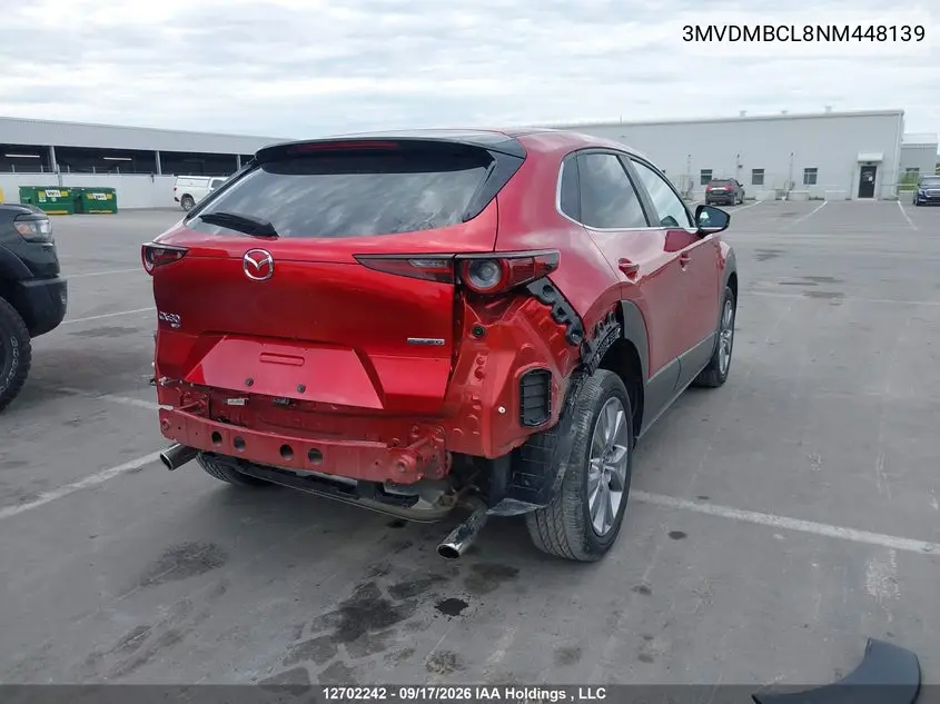 2022 MAZDA CX-30 VIN 3MVDMBCL8NM448139 — фото 4